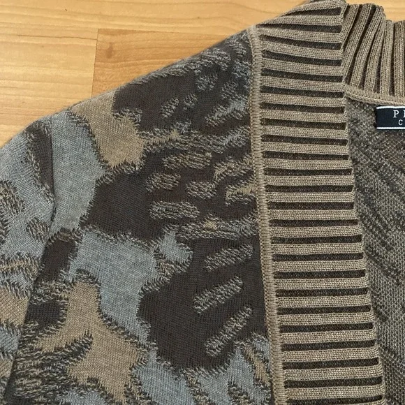 Peruvian Connection Long Line Cardigan Sweater Duster Size Large Pima Cotton - Picture 12 of 14